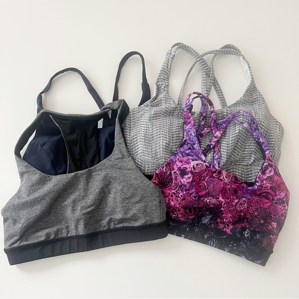 Lot of 4 Lululemon Bras size 6